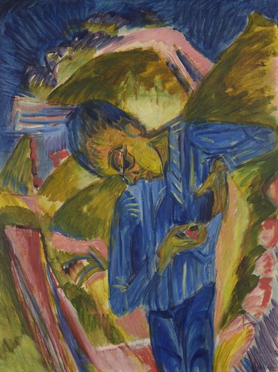 Junge mit Bonbons von Ernst Ludwig Kirchner